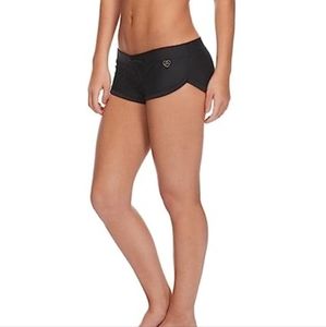 Black BODY GLOVE booty swim shorts, Large, NWT